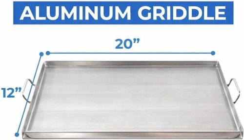 Hot Dog Cart - Stainless Steel Street Food Cart with 20" Aluminum Griddle | Portable 4-Wheel Design