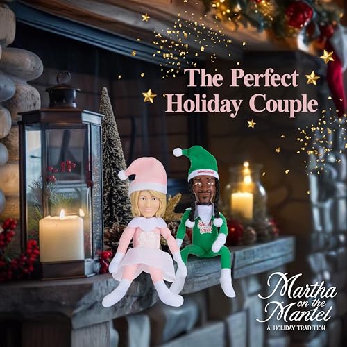 Martha Stewart Martha on a Mantle 12in Plush Figurine - Pink (One Size)