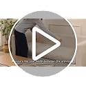 Gray 3-Inch Foam Sofa Topper Pad with Removable Washable Cover - 71 x 27.5 in