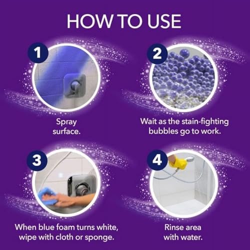 Bathroom Cleaner Spray - Removes Soap Scum & Hard Water Stains, 19 oz