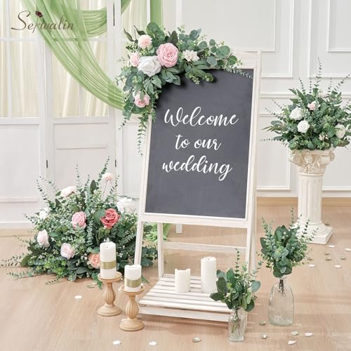 Attractive Eucalyptus Leaves Stems - 130PCS Mixed Faux Greenery for DIY Decor
