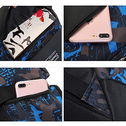Asge Backpack for School Boys Backpacks Kids Camo Bookbag Middle Bags