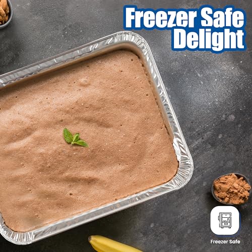 Disposable Aluminum Steam Table Pan - Full Size Deep Foil Baking & Serving Tray - 15 Inch
