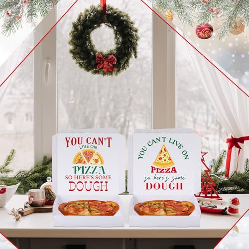 Christmas Pizza Money Box Set - 2pcs Holiday Gift Card Holders