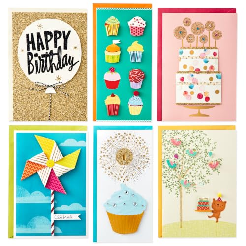 Hallmark Polka Dot Box A5 Greeting Card Organizer Set of 24 - Assorted Occasion Cards