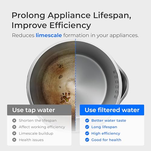Waterdrop EWFS Water Filter 3-Pack for ED06 Electric Water Pitcher - Compatible Replacement