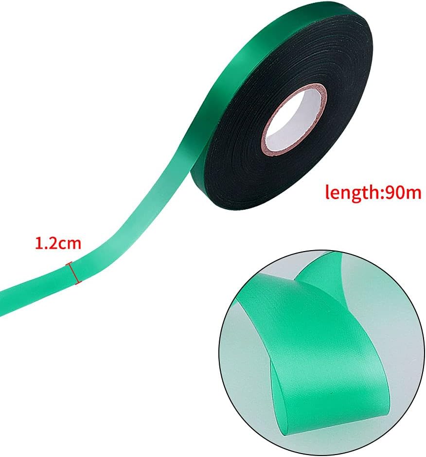 Prudiut 300Ft Plant Tape - 1/2" Sturdy Stretch Garden Ribbon for Indoor/Outdoor Plant Support
