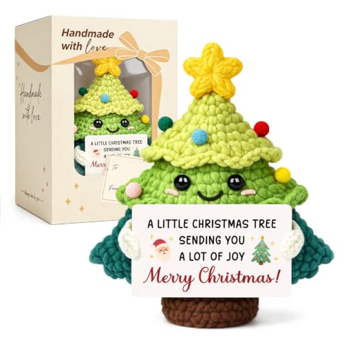 Merry Christmas Mini Crochet Tree Gift for Women – Crosheet