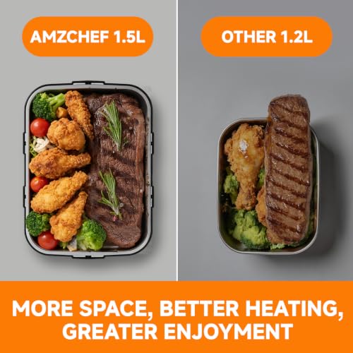 Cordless Electric Lunch Box with 27000mAh Battery - Black