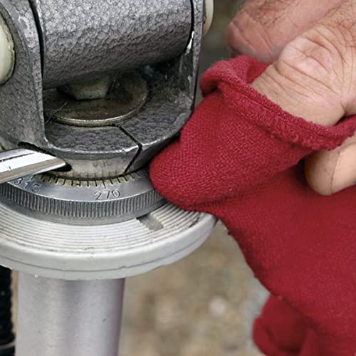 Red Cotton Shop Towels 14x12 Inches Pack of 150 - Absorbent Multi-Purpose Cleaning Rags