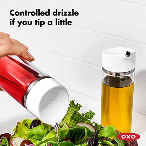 OXO Good Grips Precision Pour Oil & Vinegar Dispenser Set - Drip-Free Glass
