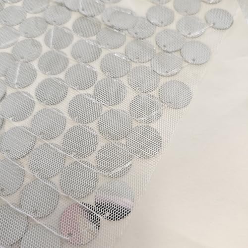 Silver Sequin Table Runner 12x108 Inch for Weddings & Events
