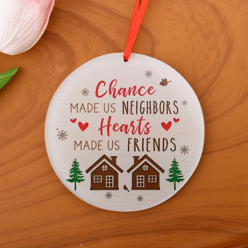 Neighbor Christmas Ornament - Friendship Gifts for New & Moving Neighbors