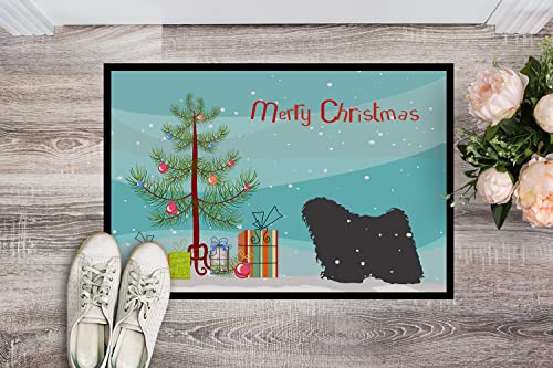 Puli Doormat 24x36 Inch Christmas Tree Rug Indoor Outdoor Non Slip Washable