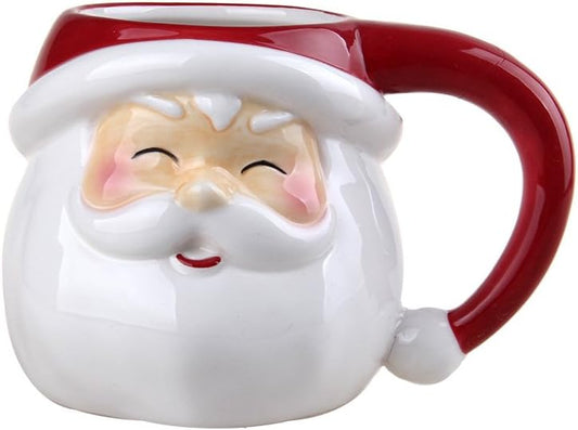 Christmas Santa Mug 7" - Comfy Ceramic Cup for Holiday Decor & Gifts