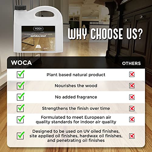 Natural Wood Floor Cleaner Concentrate 33.8 fl oz - Oiled & Softwood Surfaces (Variation: Natural / 33.81 Fl Oz)