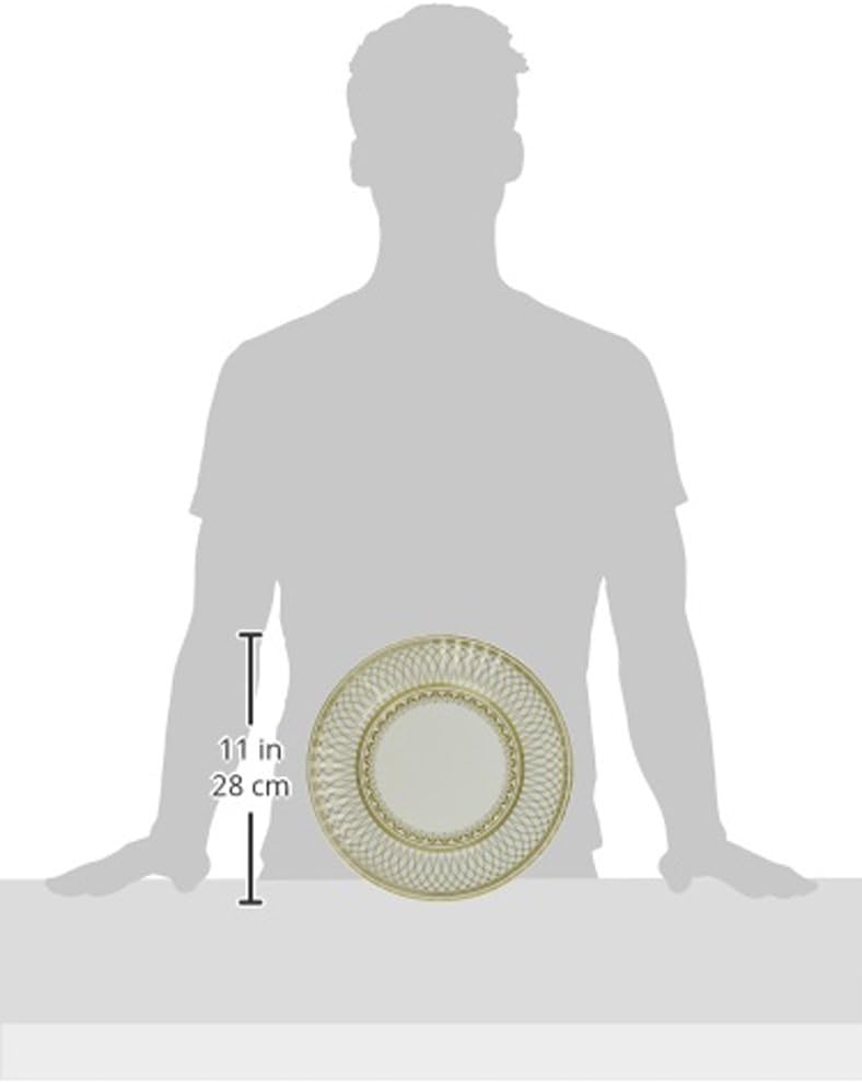 Gold Party Decorations Set - Elegant Gold Paper Plates for Weddings, Showers & Birthdays