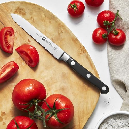 Black Stainless Steel 5-Inch Razor-Sharp German Utility Knife - Zwilling Professional S