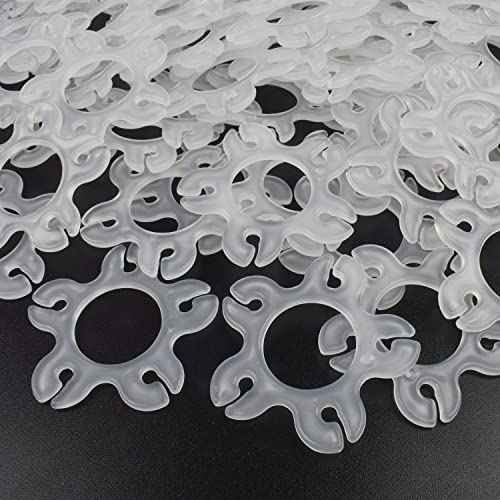 Balloon Clips 50 pcs, Balloon Arch Bracket Buckle,Balloon Flower Connectors Clip Holders for Decor Balloon Arch Column Stand Garland Birthday Wedding Baby Shower Party Decorations