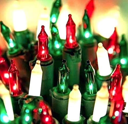 Holiday Pride 100-Count Christmas String Lights with Green Wire, Indoor & Outdoor