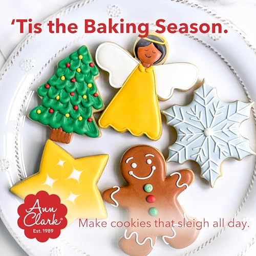 Ann Clark Christmas Cookie Cutters Set of 5 - Made in USA Holiday Baking