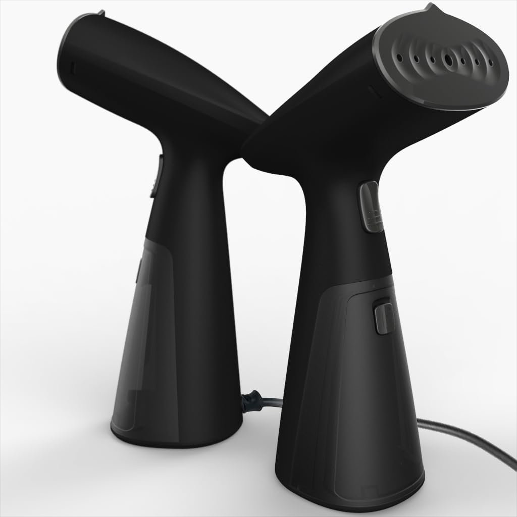 Skiennix Travel Garment Steamer - Fast Heating Handheld Clothes Steamer | 1000W, 120ml Tank, Wrinkle Remover