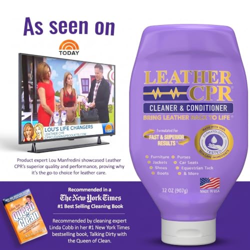 Leather CPR Leather Cleaner & Conditioner 32oz - Restore & Protect Leather