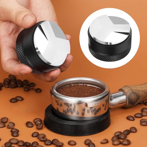 58mm Espresso Tamper & Barista Kit - WDT Tool, Tamping Station, Funnel & More - 7 Pieces