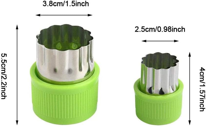 LetGoShop Cookie Cutter Set - 12 Fun Shapes with Safety Handle & Cartoon Food Forks for Kids Lunch