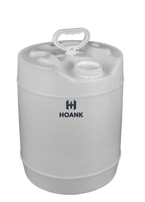 HOANK Oil Storage Container Automotive - Translucent Recycle Oil Jug - 5.5 Gallon Oil Container Automotive - ext. dia. 11.5" x 14.75" H. (Lid Included)