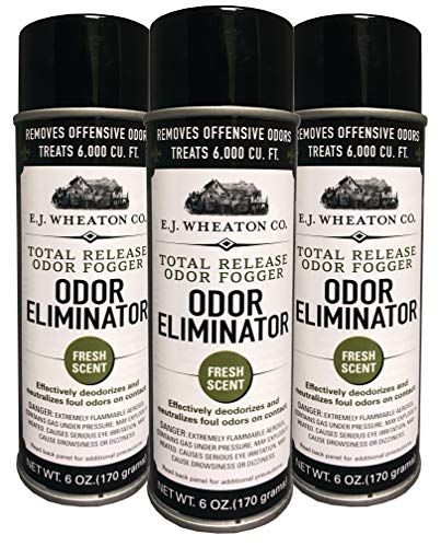 Odor Eliminator Fogger Pack of 3 - Neutralizes Stubborn Foul Odors