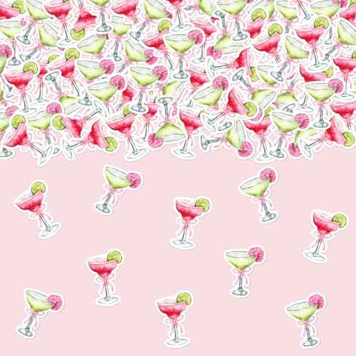 200Pcs Margarita Party Confetti Margs and Matrimony Bachelorette Table Decorations Margarita Table Scatter Decor for Women Cocktail Birthday Bridal Shower Wedding Engagement Party Decor Supplies