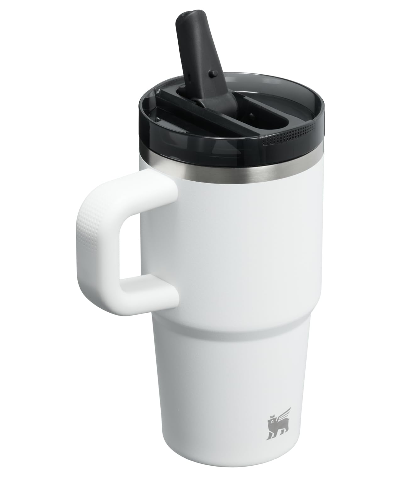 STANLEY Quencher ProTour Flip Straw Tumbler with Leakproof Lid 20 oz | Built-In Straw & Handle | Cupholder Compatible for Travel | Insulated Stainless Steel Cup | BPA-Free | Chalk