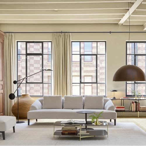 240-Inch Heavy Duty Adjustable Blackout Curtain Rod 32-240 Inch Telescoping