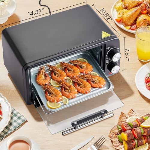 Elite Gourmet 9.5Qt Toaster Oven - 4-Slice Black New Version