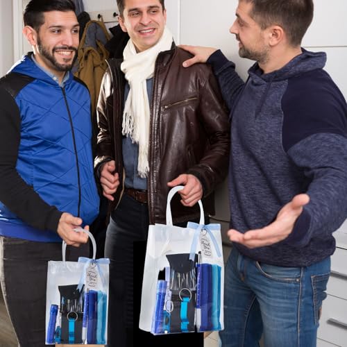 Baby Shower Prizes Set for Men - Blue 60PCS Gift Bundle for Winners