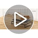 Heavy Duty Queen Bunkie Board 60 x 81 in Reinforced Support, Foldable & Non-Slip