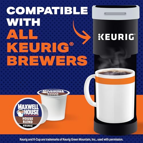 Maxwell House House Blend Medium Roast K-Cup Coffee Pods - 84 Count Pack