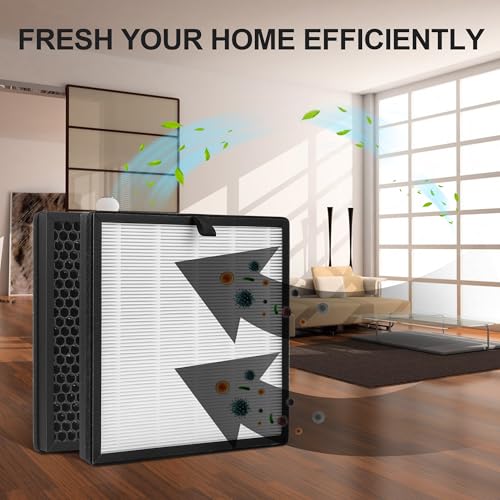 XBWW 4 Pack Replacement Air Filters Compatible with AMEIFU, VEWIOR, Tailulu Purifiers - 3-in-1 Activated Carbon & Pre-Filter, Standard Version
