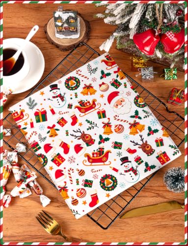 200 Pcs Christmas Wax Paper for Food, Sheets