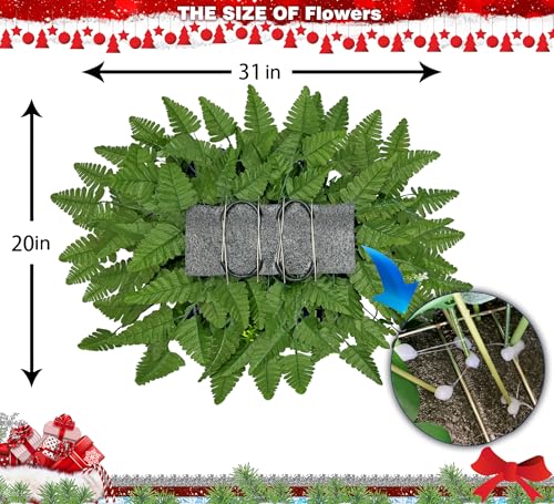 Red Poinsettia Cemetery Flowers 3-Piece Set for Grave Memorials