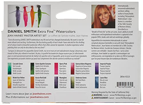 Daniel Smith Watercolor Paint Set - Jean Haines Master Artist 10 Colors, 5ml Tubes, Paint (Variation of THIS listing)
