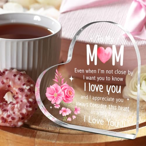 Mom30 Heart Plaque Gift from Daughter - Meaningful Mom Appreciation Decor