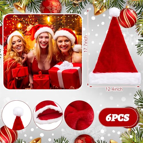 Christmas Chair Covers and Santa Hat Set for Pets & Adults - 28 Pieces
