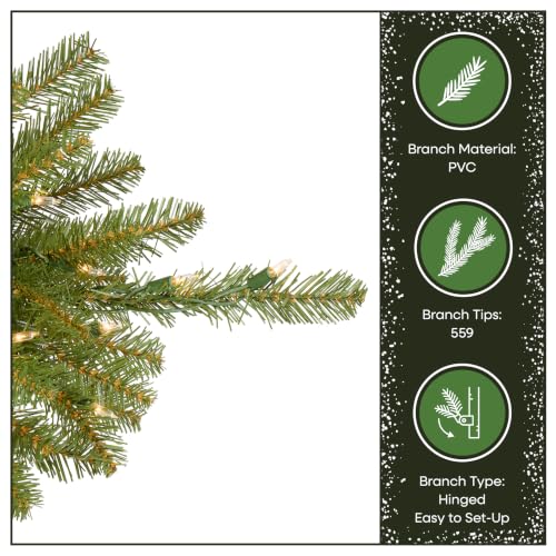 National Tree Company 4ft Pre-Lit Dunhill Fir Mini Christmas