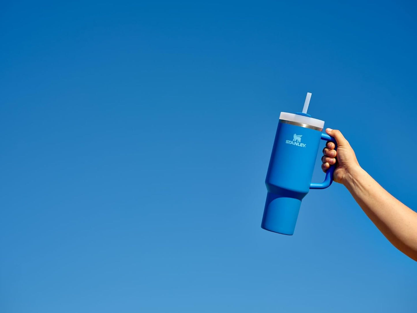 STANLEY Quencher H2.0 Tumbler - 40 oz Insulated Stainless Steel with Handle & Straw | Azure Color