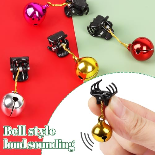 CCINEE 24 pcs Colorful Christmas Beard Ornaments with Clips - Men & Women