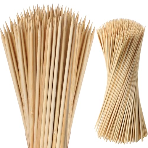 Suclain 36-Inch Long Bamboo Marshmallow Roasting Skewers 500 Pcs for Camping & BBQ