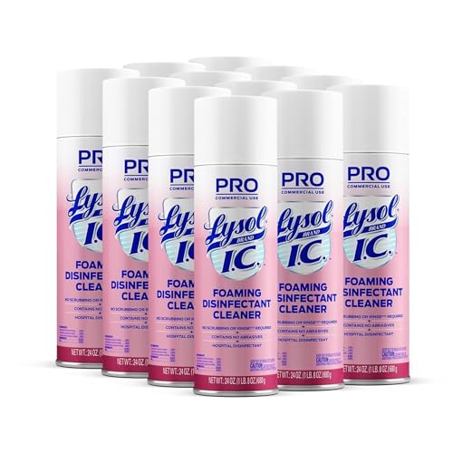 Lysol IC Foaming Disinfectant Cleaner Concentrate 288oz | Hospital-Grade Surface Sanitizer