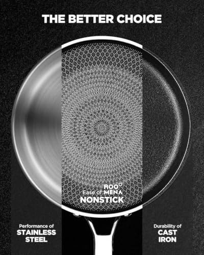 12-Inch Ceramic Nonstick Frying Pan with Lid - Durable & Induction Compatible